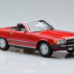 Mercedes 450 SL R107 Versão US Vermelho Norev 1:18 - image 6 of 8
