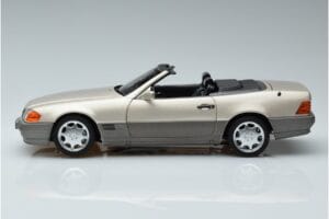 Mercedes 500 SL R129 Smoke Prata Norev 1:18 183719 Metal - imagem 4 de 7