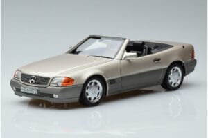 Mercedes 500 SL R129 Smoke Prata Norev 1:18 183719 Metal
