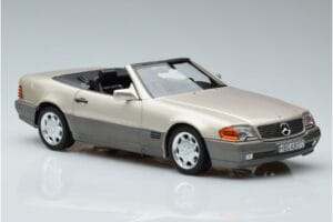 Mercedes 500 SL R129 Smoke Prata Norev 1:18 183719 Metal - imagem 5 de 7