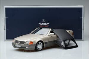 Mercedes 500 SL R129 Smoke Prata Norev 1:18 183719 Metal - imagem 7 de 7