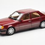 Mercedes 500E W124 Vermelho Metallic Edição Concessionário Norev 1:18 B66040699