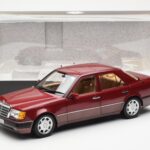 Mercedes 500E W124 Vermelho Metallic Edição Concessionário Norev 1:18 B66040699 - image 8 of 8