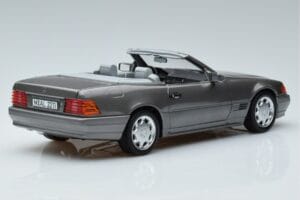 Mercedes 500 SL R129 Cinzento Metálico Norev 1:18 183715 Metal - imagem 3 de 7