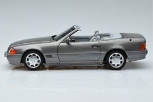 Mercedes 500 SL R129 Cinzento Metálico Norev 1:18 183715 Metal - imagem 4 de 7