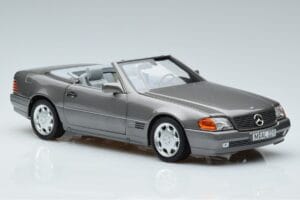 Mercedes 500 SL R129 Cinzento Metálico Norev 1:18 183715 Metal - imagem 5 de 7
