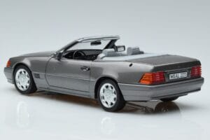 Mercedes 500 SL R129 Cinzento Metálico Norev 1:18 183715 Metal - imagem 6 de 7