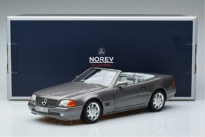 Mercedes 500 SL R129 Cinzento Metálico Norev 1:18 183715 Metal - imagem 7 de 7