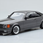Mercedes 560 SEC C126 AMG Wide Body Cinzento Otto 1:18