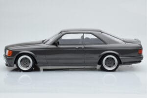 Mercedes 560 SEC C126 AMG Wide Body Cinzento Otto 1:18 OT823 Resina - imagem 3 de 6