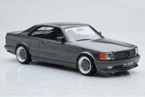 Mercedes 560 SEC C126 AMG Wide Body Cinzento Otto 1:18 OT823 Resina - imagem 4 de 6