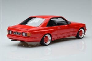 Mercedes 560 SEC W126 Widebody Vermelho Otto 1:18 OT995 Resina - imagem 2 de 6