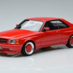 Mercedes 560 SEC W126 Widebody Vermelho Otto 1:18 OT995 Resina