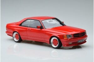 Mercedes 560 SEC W126 Widebody Vermelho Otto 1:18 OT995 Resina - imagem 4 de 6