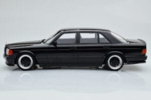 Mercedes 560 SEL AMG W126 Obsidian Preto Otto 1:18 OT297 Resina - imagem 3 de 6