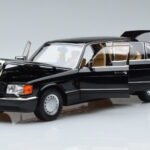 Mercedes 560 SEL W126 Preto Norev 1:18 - image 2 of 7