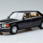 Mercedes 560 SEL W126 Preto Norev 1:18