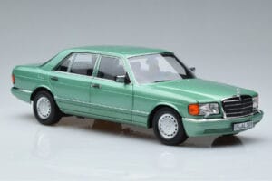 Mercedes 560 SEL W126 Verde Claro Norev 1:18 183469 Metal - imagem 5 de 7