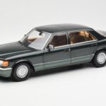Mercedes 560 SEL W126 Night Verde Metálico Dealer Edition Norev 1:18 B66040626