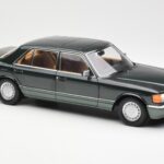 Mercedes 560 SEL W126 Night Verde Metálico Dealer Edition Norev 1:18 B66040626 - image 6 of 8