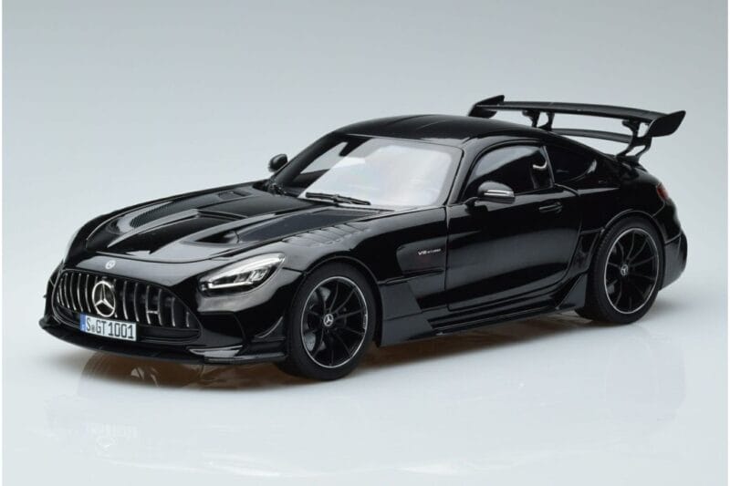 Mercedes AMG GT C190 Black Series Preto Norev 1:18 183900 Metal