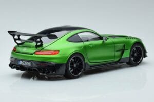 Mercedes AMG GT C190 Black Series Verde Hell Magno Edição Limitada Norev 1:18 183903 Metal - imagem 3 de 7