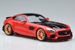 Mercedes AMG GT Prior Design C190 Vermelho GT Spirit 1:18 ZM104 Resina - imagem 4 de 6
