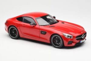 Mercedes AMG GT C190 Vermelho Norev 1:18 183496 Metal - imagem 6 de 8