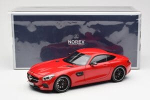Mercedes AMG GT C190 Vermelho Norev 1:18 183496 Metal - imagem 8 de 8