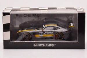 Mercedes AMG GT3 Presentation IAA 2015 Minichamps 1:43 437163096 Metal - imagem 4 de 4
