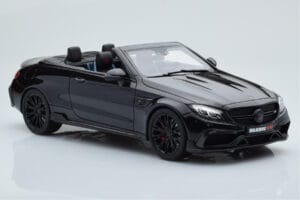 Mercedes Brabus 650 Cabriolet Preto GT Spirit 1:18 GT206 Resina - imagem 4 de 6
