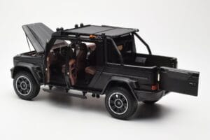 Mercedes Brabus G800 W463 Adventure XLP Night Preto Magno Almost Real 1:18 860525 Metal - imagem 5 de 8