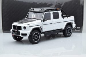Mercedes Brabus G800 W464 Adventure XLP Polar Branco Almost Real 1:18 860524 Metal - imagem 8 de 8