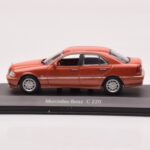 Mercedes C-Class W202 C220 Laranja Metálico Dealer Edition Minichamps 1:43
