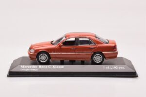 Mercedes C-Class W202 C240 Laranja Metálico Minichamps 1:43 430037000
