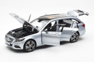Mercedes C-Class W205 T-Model Prata Asia Exclusive Norev 1:18 183865 Metal - imagem 2 de 8