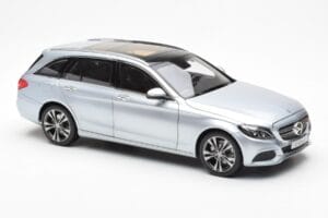 Mercedes C-Class W205 T-Model Prata Asia Exclusive Norev 1:18 183865 Metal - imagem 6 de 8