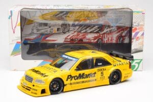 Mercedes C-Class W202 #5 Team Zakspeed Grau DTM 1995 UT Models 1:18 180953305 Metal - imagem 6 de 6