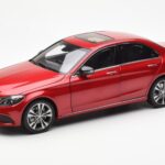 Mercedes C-Class W205 Vermelho Metálico Asia Exclusive Norev 1:18