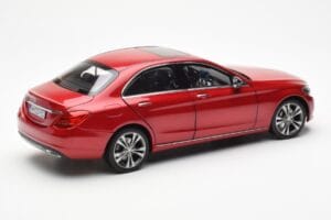 Mercedes C-Class W205 Vermelho Metálico Asia Exclusive Norev 1:18 183835 Metal - imagem 3 de 8