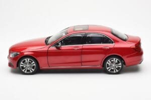 Mercedes C-Class W205 Vermelho Metálico Asia Exclusive Norev 1:18 183835 Metal - imagem 4 de 8