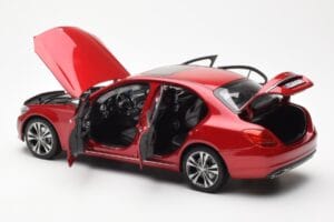 Mercedes C-Class W205 Vermelho Metálico Asia Exclusive Norev 1:18 183835 Metal - imagem 5 de 8
