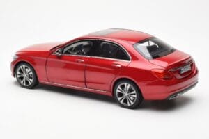 Mercedes C-Class W205 Vermelho Metálico Asia Exclusive Norev 1:18 183835 Metal - imagem 7 de 8