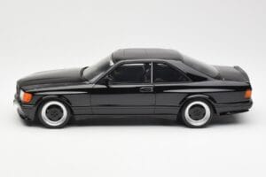 Mercedes 560 SEC C126 AMG Widebody Preto Otto 1:18 OT187 Resina - imagem 3 de 6