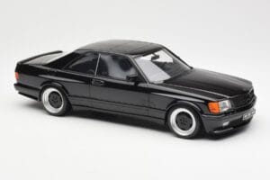 Mercedes 560 SEC C126 AMG Widebody Preto Otto 1:18 OT187 Resina - imagem 4 de 6