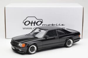Mercedes 560 SEC C126 AMG Widebody Preto Otto 1:18 OT187 Resina - imagem 6 de 6