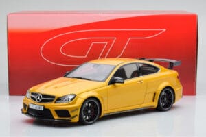 Mercedes C63 AMG W204 Black Series Dourado GT Spirit 1:18 GT034 Resina - imagem 6 de 6