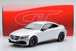 Mercedes C63S AMG C205 Coupe Prata GT Spirit 1:18 GT116 Resina - imagem 6 de 6