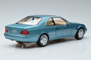 Mercedes CL600 C140 Azul Metálico Norev 1:18 183448 Metal - imagem 3 de 7