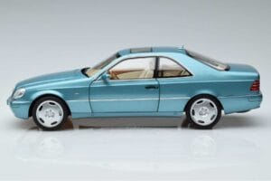 Mercedes CL600 C140 Azul Metálico Norev 1:18 183448 Metal - imagem 4 de 7